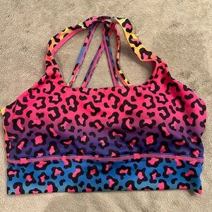 Constantly Varied Gear Rainbow Leopard Sports Bra
